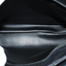 BALLY Hand Bag Leather Black Auth BA049-11