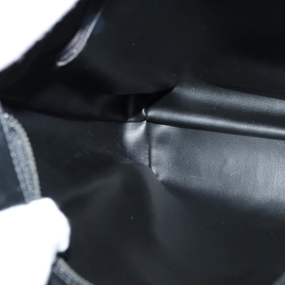 BALLY Hand Bag Leather Black Auth BA049