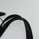 BALLY Hand Bag Leather Black Auth BA049-8