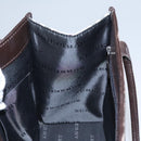 BURBERRY Nova Check Hand Bag Canvas Beige Brown Auth BA050-17