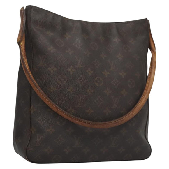 LOUIS VUITTON Monogram Looping GM Shoulder Bag M51145 LV Auth BA051