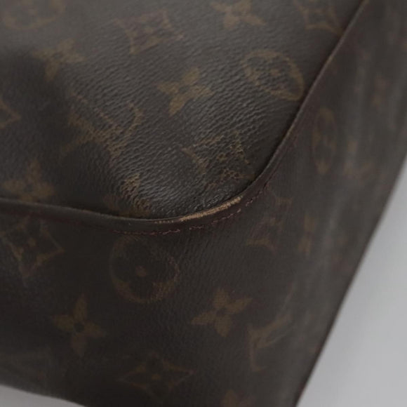 LOUIS VUITTON Monogram Looping GM Shoulder Bag M51145 LV Auth BA051