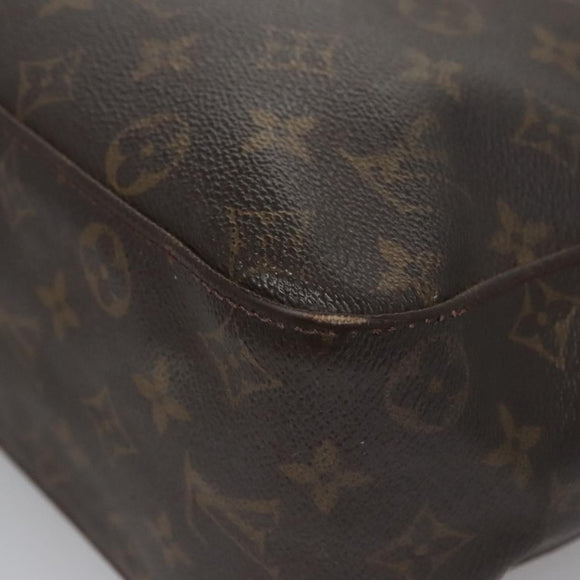LOUIS VUITTON Monogram Looping GM Shoulder Bag M51145 LV Auth BA051