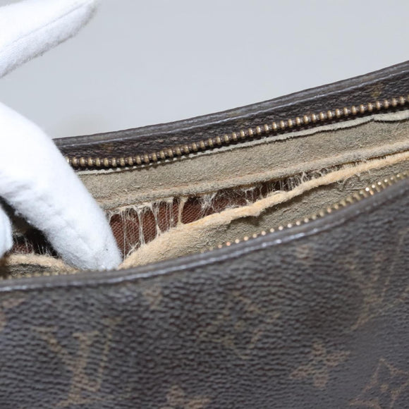 LOUIS VUITTON Monogram Looping GM Shoulder Bag M51145 LV Auth BA051