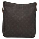 LOUIS VUITTON Monogram Looping GM Shoulder Bag M51145 LV Auth BA051-2