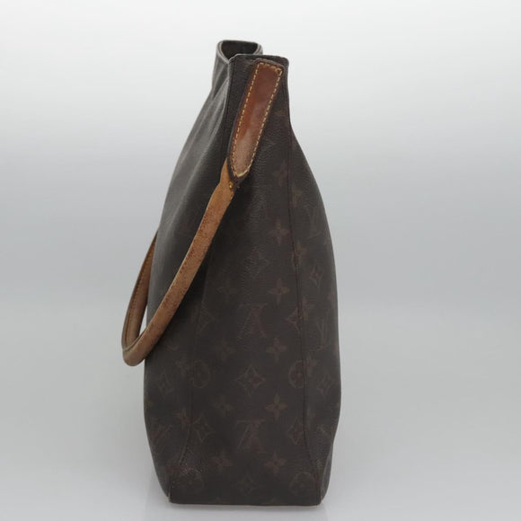 LOUIS VUITTON Monogram Looping GM Shoulder Bag M51145 LV Auth BA051