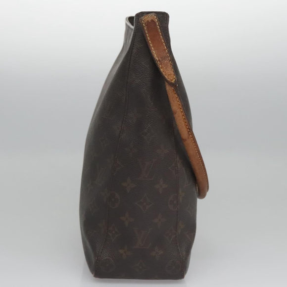 LOUIS VUITTON Monogram Looping GM Shoulder Bag M51145 LV Auth BA051