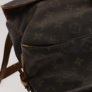 LOUIS VUITTON Monogram Saumur 35 Shoulder Bag M42254 LV Auth BA055-11