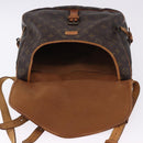 LOUIS VUITTON Monogram Saumur 35 Shoulder Bag M42254 LV Auth BA055-10