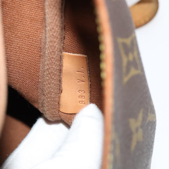 LOUIS VUITTON Monogram Saumur 35 Shoulder Bag M42254 LV Auth BA055