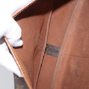 LOUIS VUITTON Monogram Saumur 35 Shoulder Bag M42254 LV Auth BA055-30