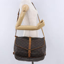 LOUIS VUITTON Monogram Saumur 35 Shoulder Bag M42254 LV Auth BA055-35