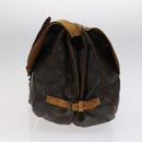 LOUIS VUITTON Monogram Saumur 35 Shoulder Bag M42254 LV Auth BA055-4