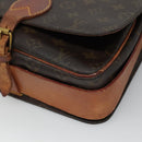 LOUIS VUITTON Monogram Cartouchiere MM Shoulder Bag M51253 LV Auth BA061-14