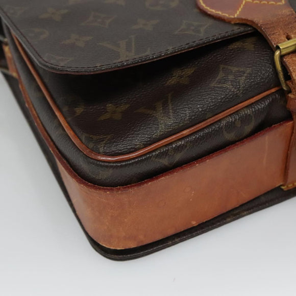 LOUIS VUITTON Monogram Cartouchiere MM Shoulder Bag M51253 LV Auth BA061