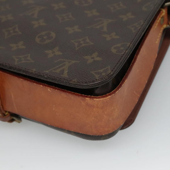 LOUIS VUITTON Monogram Cartouchiere MM Shoulder Bag M51253 LV Auth BA061