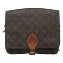 LOUIS VUITTON Monogram Cartouchiere MM Shoulder Bag M51253 LV Auth BA061-13