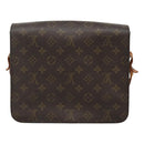 LOUIS VUITTON Monogram Cartouchiere MM Shoulder Bag M51253 LV Auth BA061-2