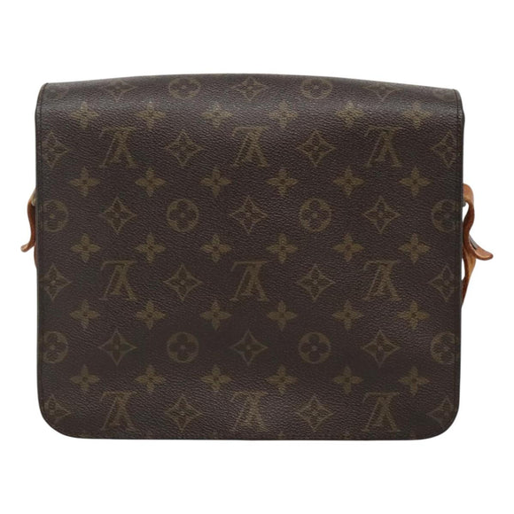 LOUIS VUITTON Monogram Cartouchiere MM Shoulder Bag M51253 LV Auth BA061