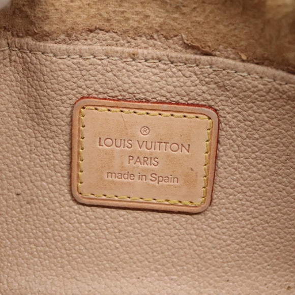 LOUIS VUITTON Monogram Pochette Cosmetic PM Cosmetic Pouch M47515 LV Auth BA077