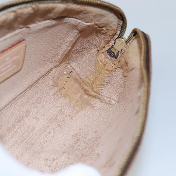 LOUIS VUITTON Monogram Pochette Cosmetic PM Cosmetic Pouch M47515 LV Auth BA077