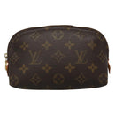 LOUIS VUITTON Monogram Pochette Cosmetic PM Cosmetic Pouch M47515 LV Auth BA077-13