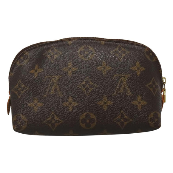 LOUIS VUITTON Monogram Pochette Cosmetic PM Cosmetic Pouch M47515 LV Auth BA077