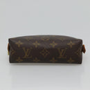 LOUIS VUITTON Monogram Pochette Cosmetic PM Cosmetic Pouch M47515 LV Auth BA077-6