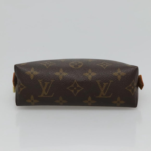 LOUIS VUITTON Monogram Pochette Cosmetic PM Cosmetic Pouch M47515 LV Auth BA077