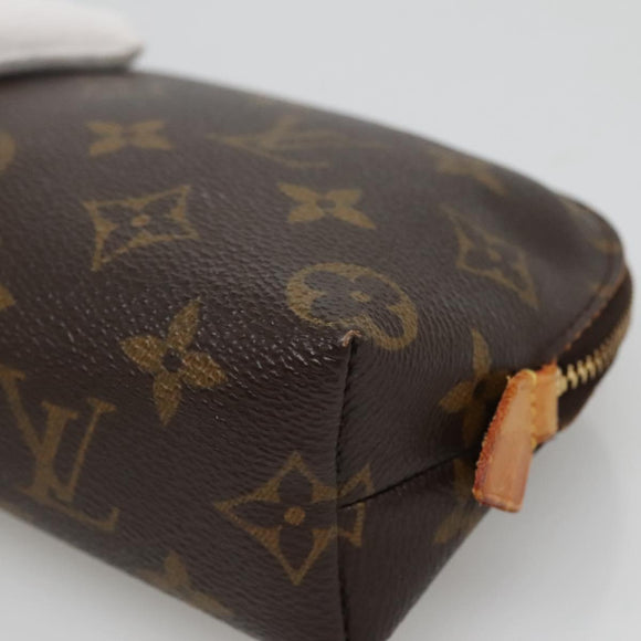 LOUIS VUITTON Monogram Pochette Cosmetic PM Cosmetic Pouch M47515 LV Auth BA077