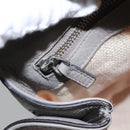 GUCCI Bamboo Hand Bag Leather 2way Gray 370831 Auth BA091-19