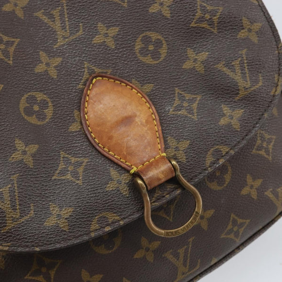 LOUIS VUITTON Monogram Saint Cloud GM Shoulder Bag M51242 LV Auth BA10000