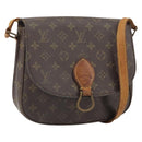 LOUIS VUITTON Monogram Saint Cloud GM Shoulder Bag Vintage M51242 Auth BA10001-1