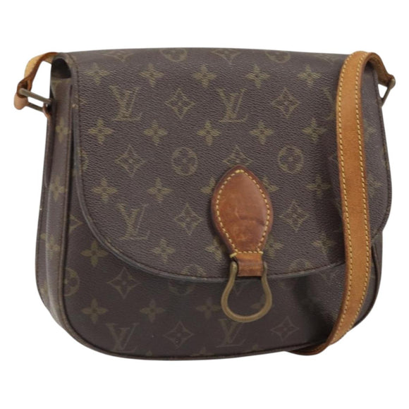 LOUIS VUITTON Monogram Saint Cloud GM Shoulder Bag Vintage M51242 Auth BA10001