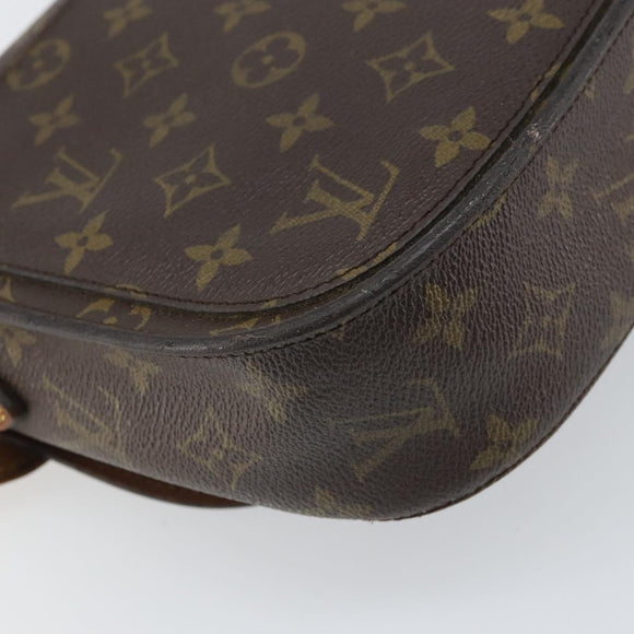 LOUIS VUITTON Monogram Saint Cloud GM Shoulder Bag Vintage M51242 Auth BA10001