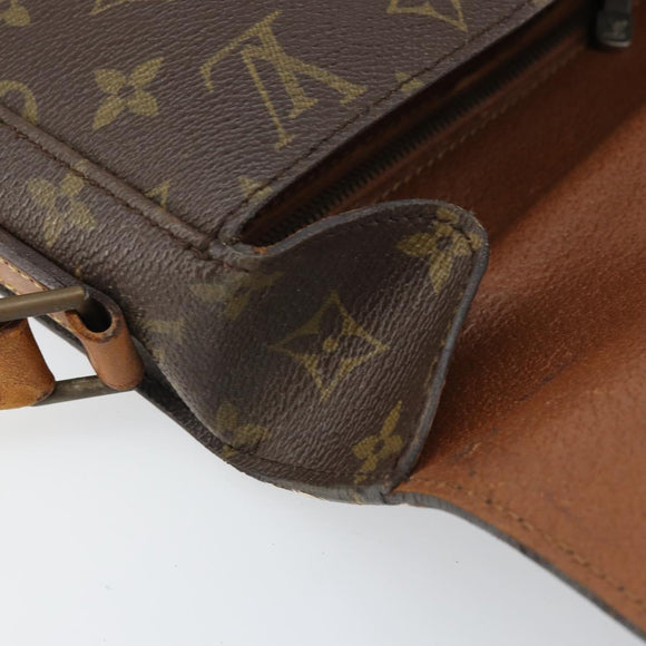 LOUIS VUITTON Monogram Saint Cloud GM Shoulder Bag Vintage M51242 Auth BA10001
