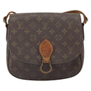 LOUIS VUITTON Monogram Saint Cloud GM Shoulder Bag Vintage M51242 Auth BA10001-13