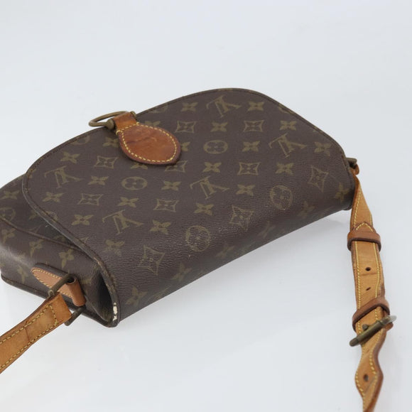 LOUIS VUITTON Monogram Saint Cloud GM Shoulder Bag Vintage M51242 Auth BA10001