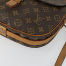 LOUIS VUITTON Monogram Jeune Fille GM Shoulder Bag M51225 LV Auth BA10003-14