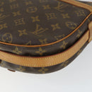 LOUIS VUITTON Monogram Jeune Fille GM Shoulder Bag M51225 LV Auth BA10003-16