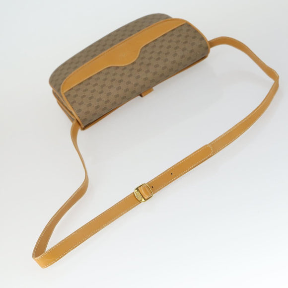 GUCCI Micro GG Supreme Shoulder Bag PVC Beige Gold 004 106 0024 Auth BA10006