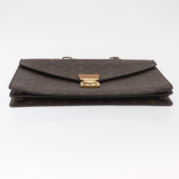 LOUIS VUITTON Monogram Serviette Conseiller Briefcase M53331 LV Auth BA10008