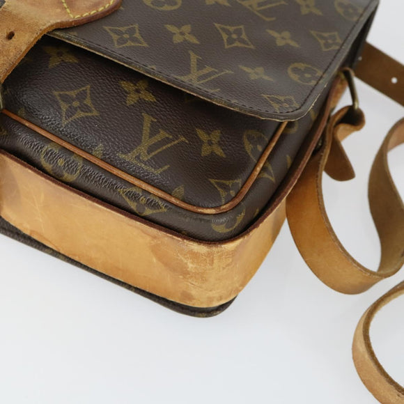 LOUIS VUITTON Monogram Cartouchiere GM Shoulder Bag M51252 LV Auth BA10012