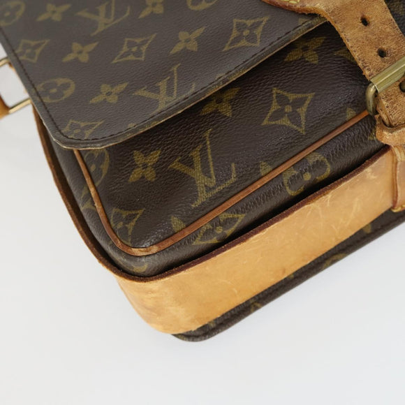 LOUIS VUITTON Monogram Cartouchiere GM Shoulder Bag M51252 LV Auth BA10012