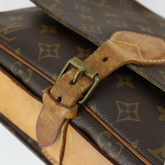 LOUIS VUITTON Monogram Cartouchiere GM Shoulder Bag M51252 LV Auth BA10012