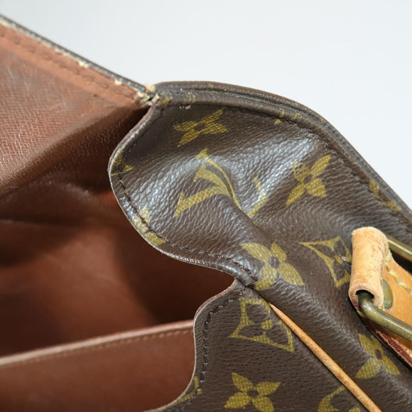 LOUIS VUITTON Monogram Cartouchiere GM Shoulder Bag M51252 LV Auth BA10012