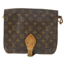 LOUIS VUITTON Monogram Cartouchiere GM Shoulder Bag M51252 LV Auth BA10012-13