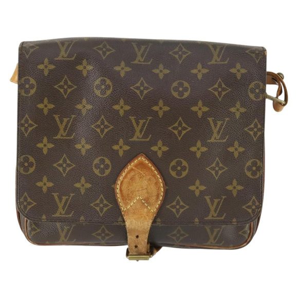 LOUIS VUITTON Monogram Cartouchiere GM Shoulder Bag M51252 LV Auth BA10012