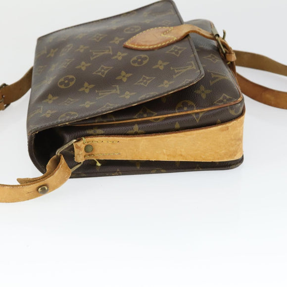 LOUIS VUITTON Monogram Cartouchiere GM Shoulder Bag M51252 LV Auth BA10012