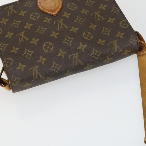 LOUIS VUITTON Monogram Cartouchiere GM Shoulder Bag M51252 LV Auth BA10012